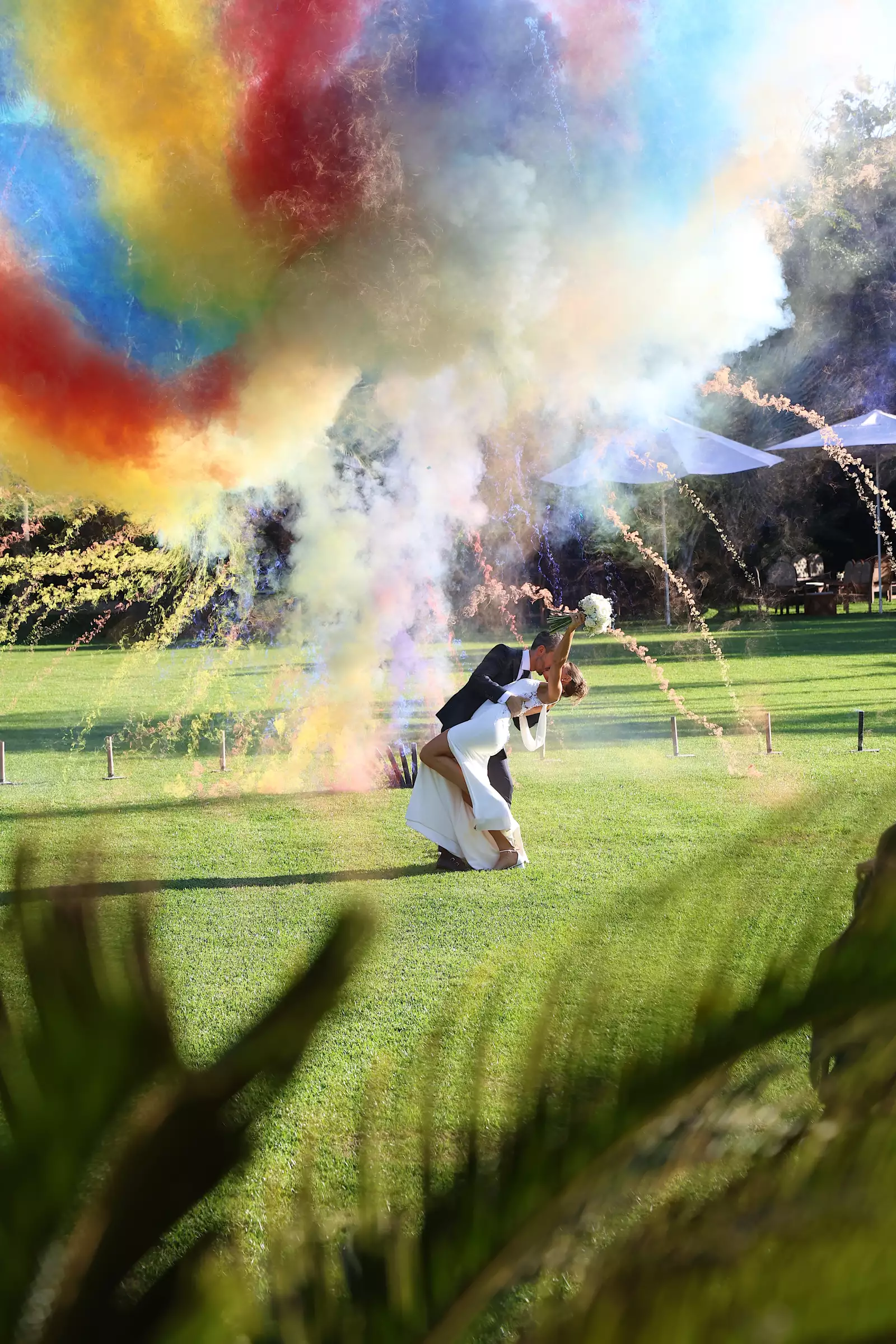 Johnny Abraham y Karen Ferrero