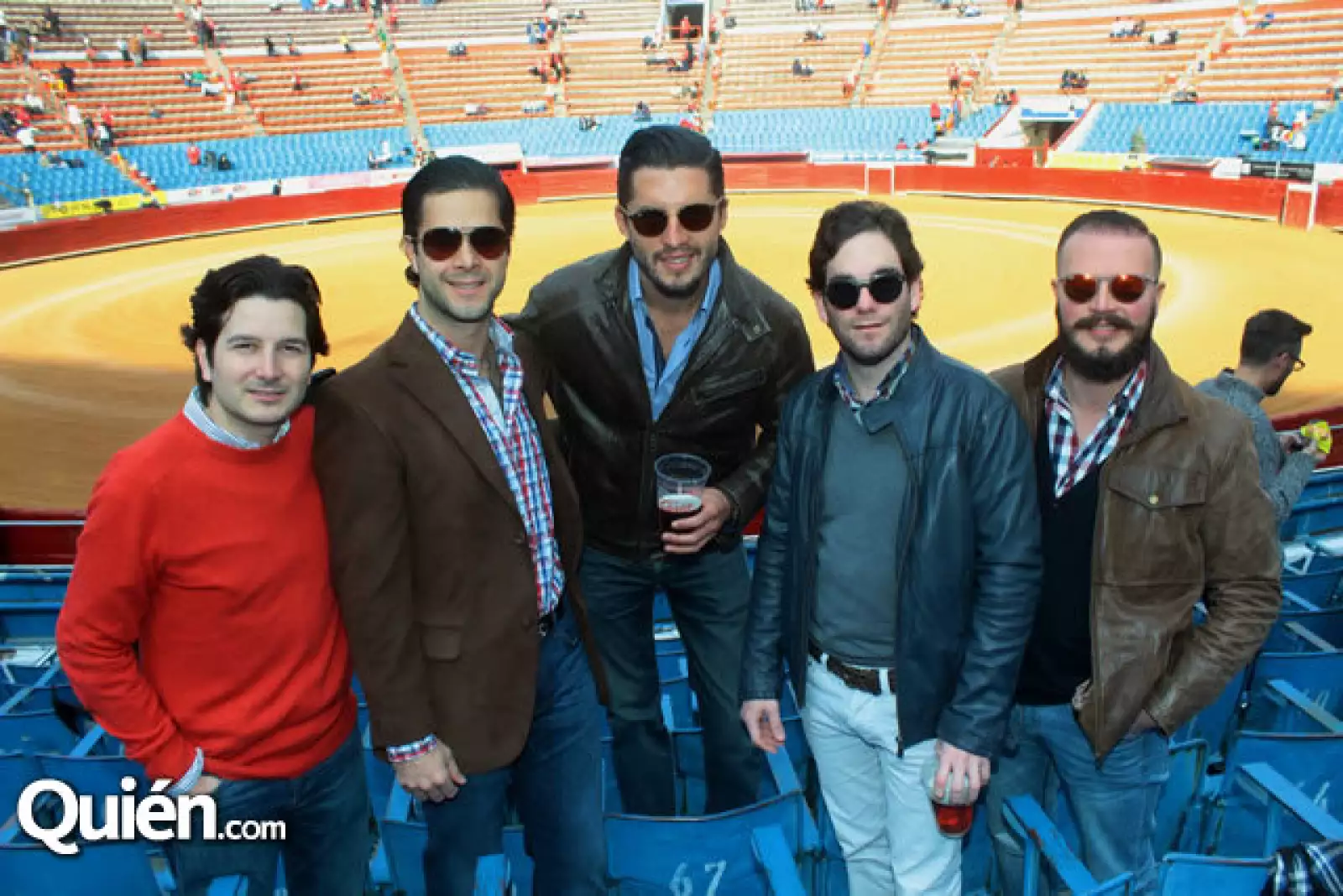 Héctor Villarreal,Benjamín de la Garza,Luis Martínez,Choco Gómez-Ibarra y Paco Gómez