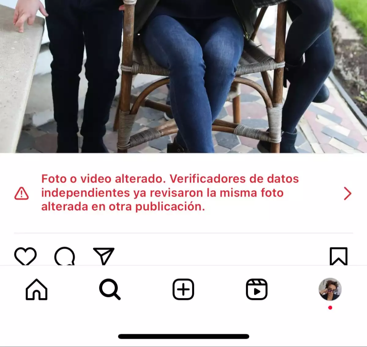 Instagram advierte que la foto de Kate Middleton con sus hijos fue alterada