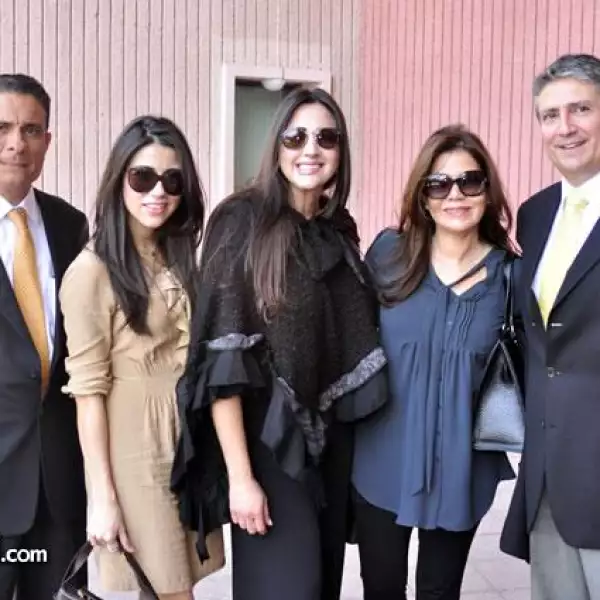 Sergio Castillo Capazete,Jessica Watson,Luly Uribe,Luly Serrano de Uribe y Francisco Uribe