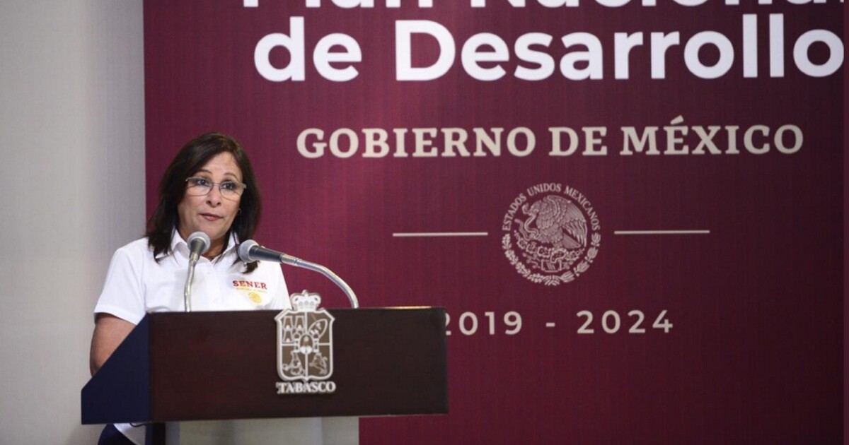 La refinería de Dos Bocas está en marcha y avanza en tiempo y forma dice Nahle