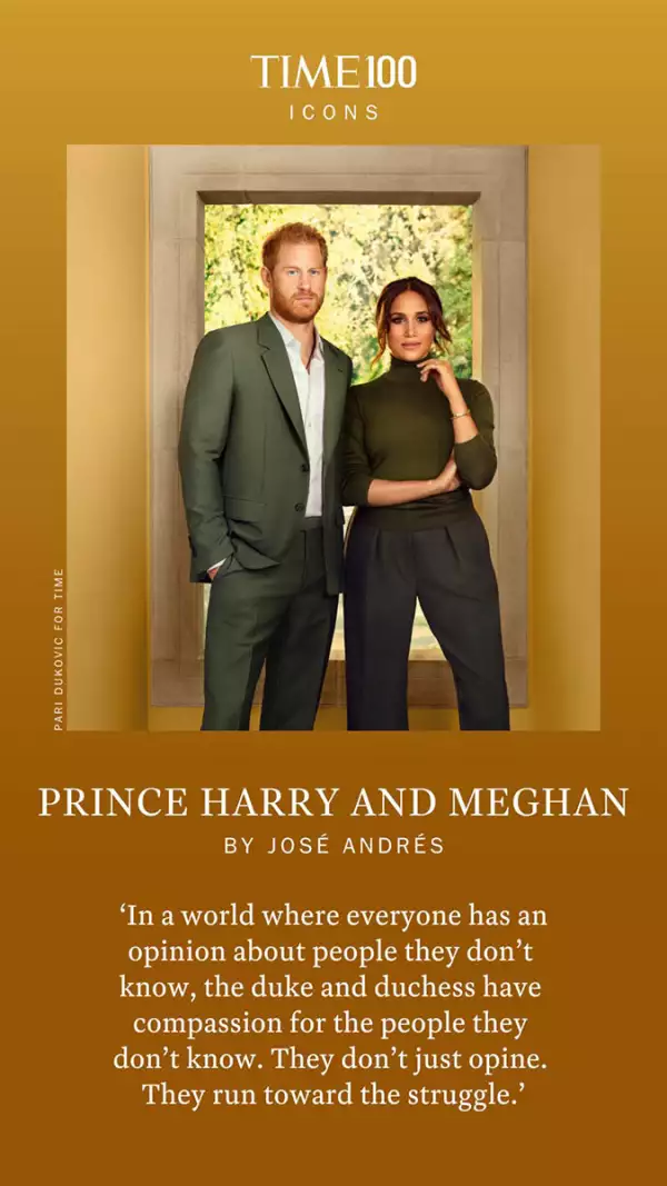Meghan y Harry en portada de TIME