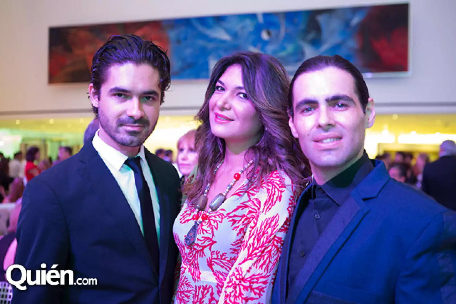 Rodrigo Sámano, Alejandra Riquelme y Laureano Brisuela