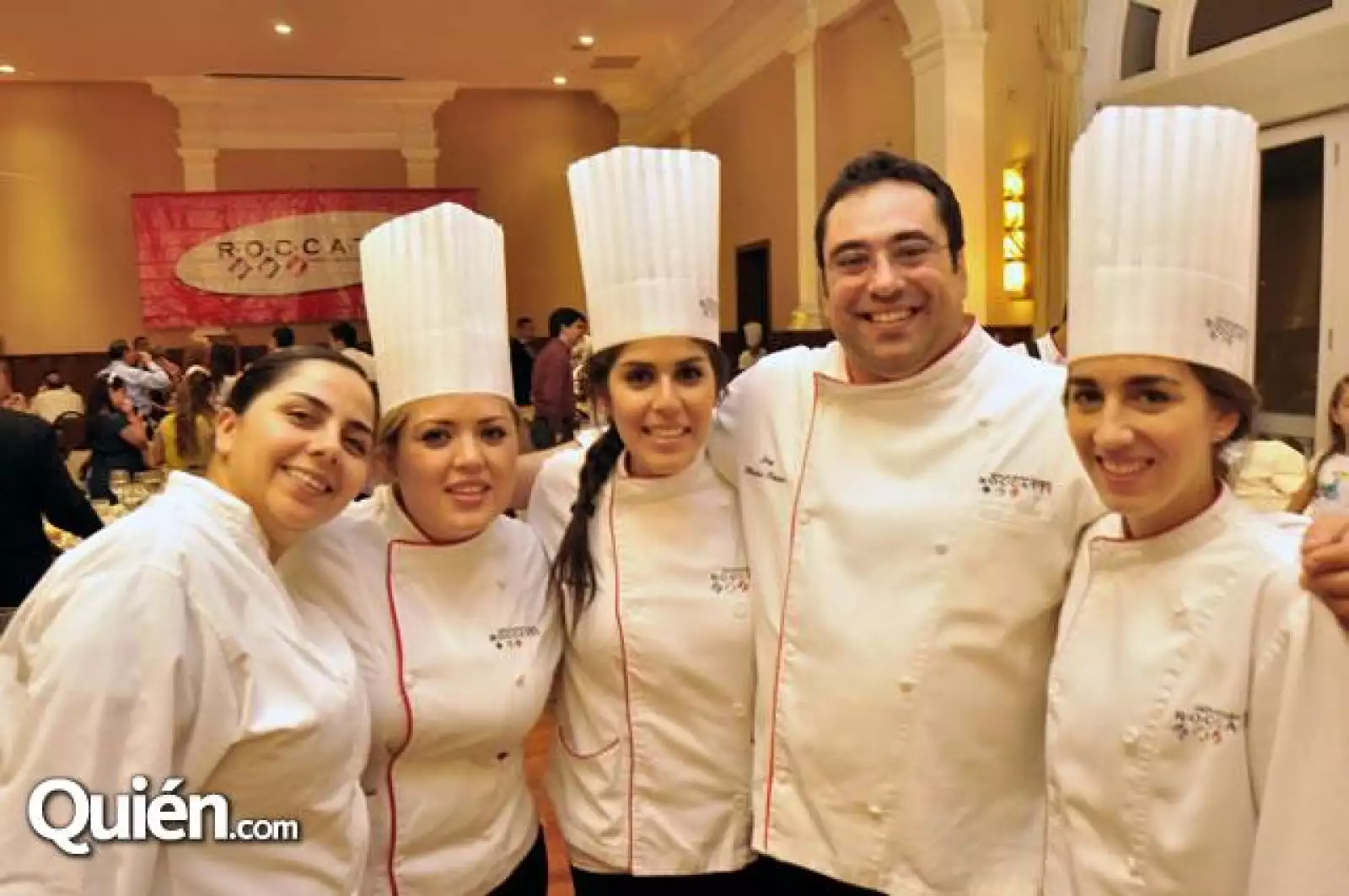 Chef Luisa González,Karenny Correa,Rosario Treviño,Chef Marino Palma y Norma González