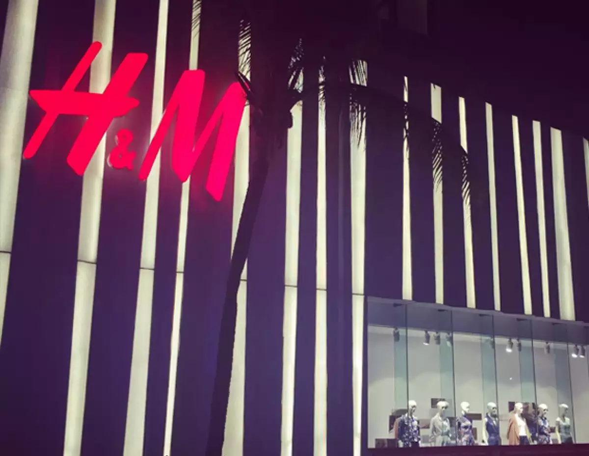 La nueva tienda H&M en Playa del Carmen.