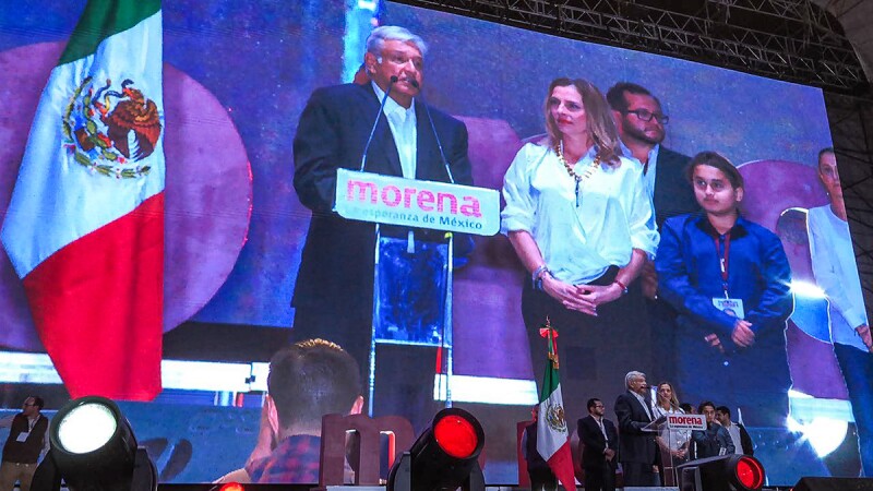 AMLO en el Zócalo
