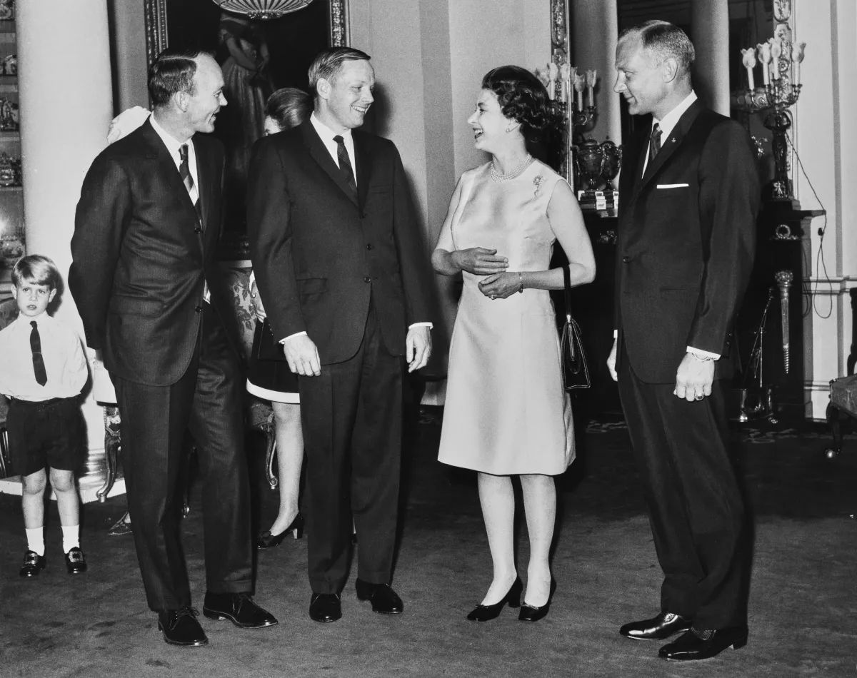 Apollo XI Crew Visit Buckingham Palace, 1969