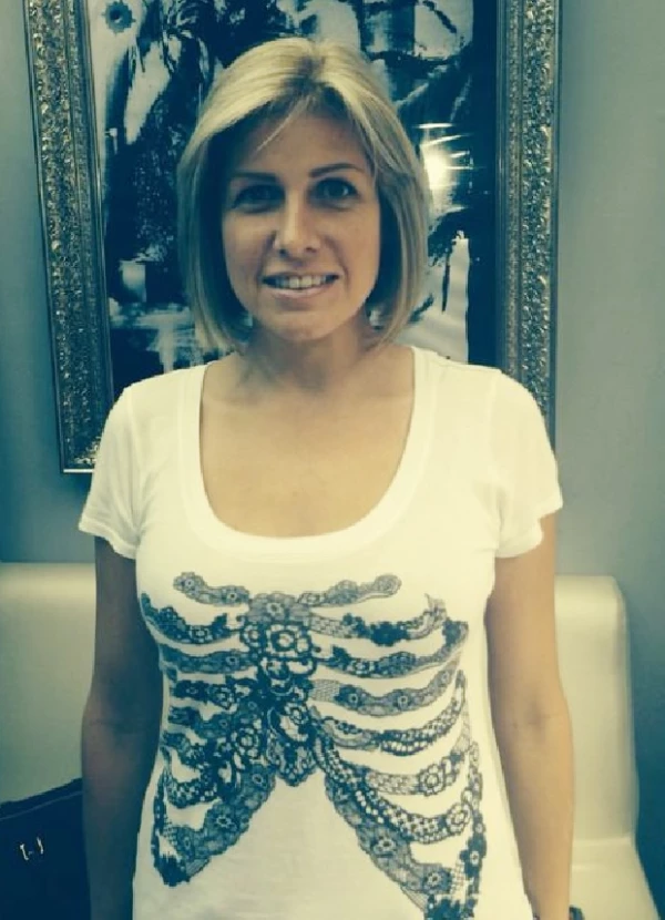 Paulina Díaz Ordaz con su nuevo look.