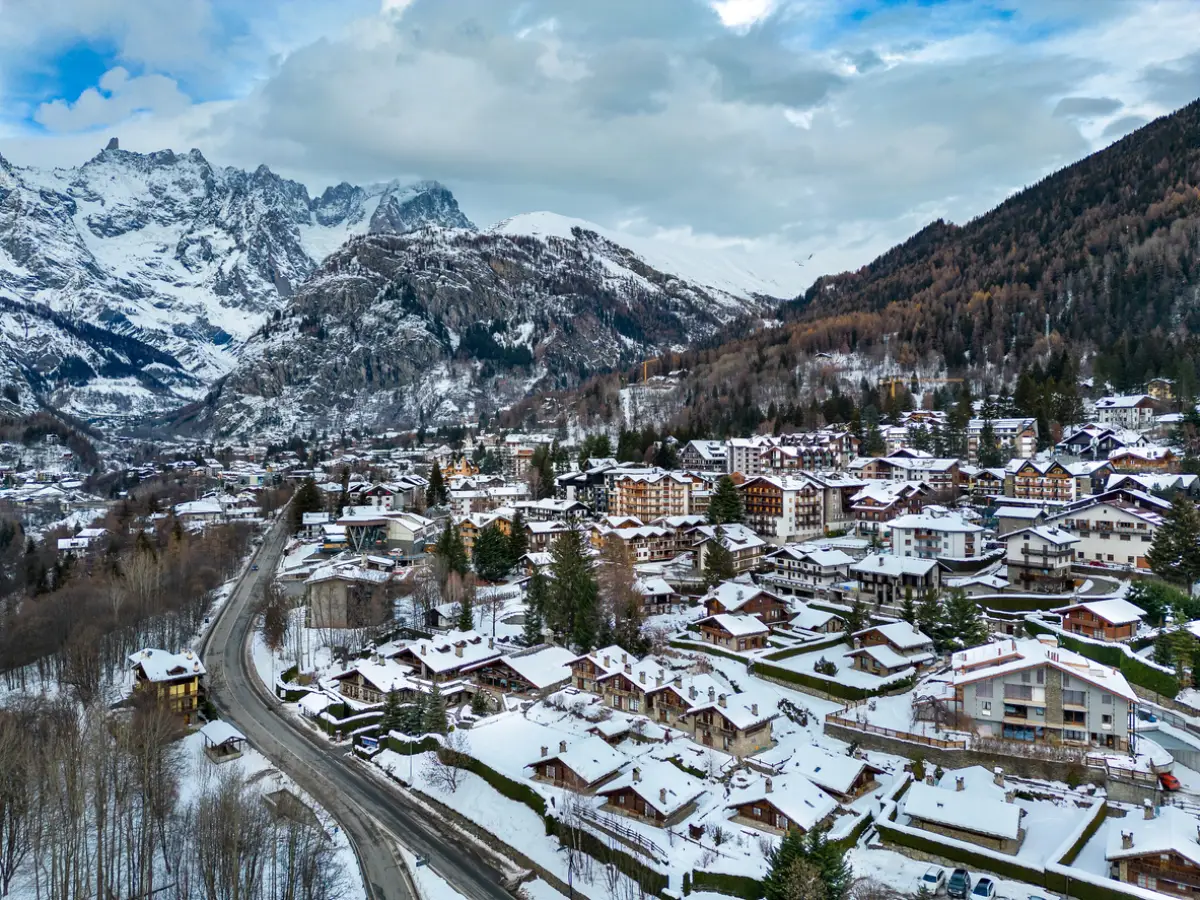 Courmayeur Italian mountain town 