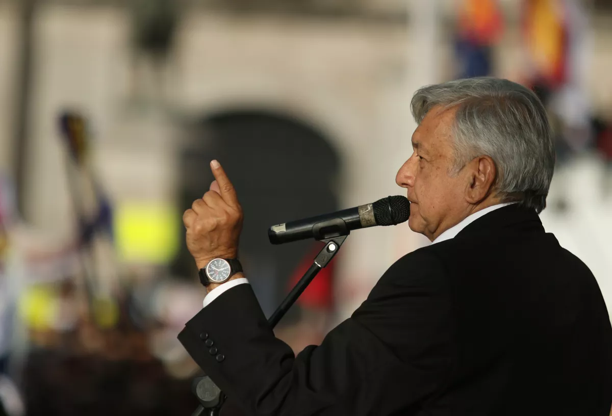 AMLO en mitin