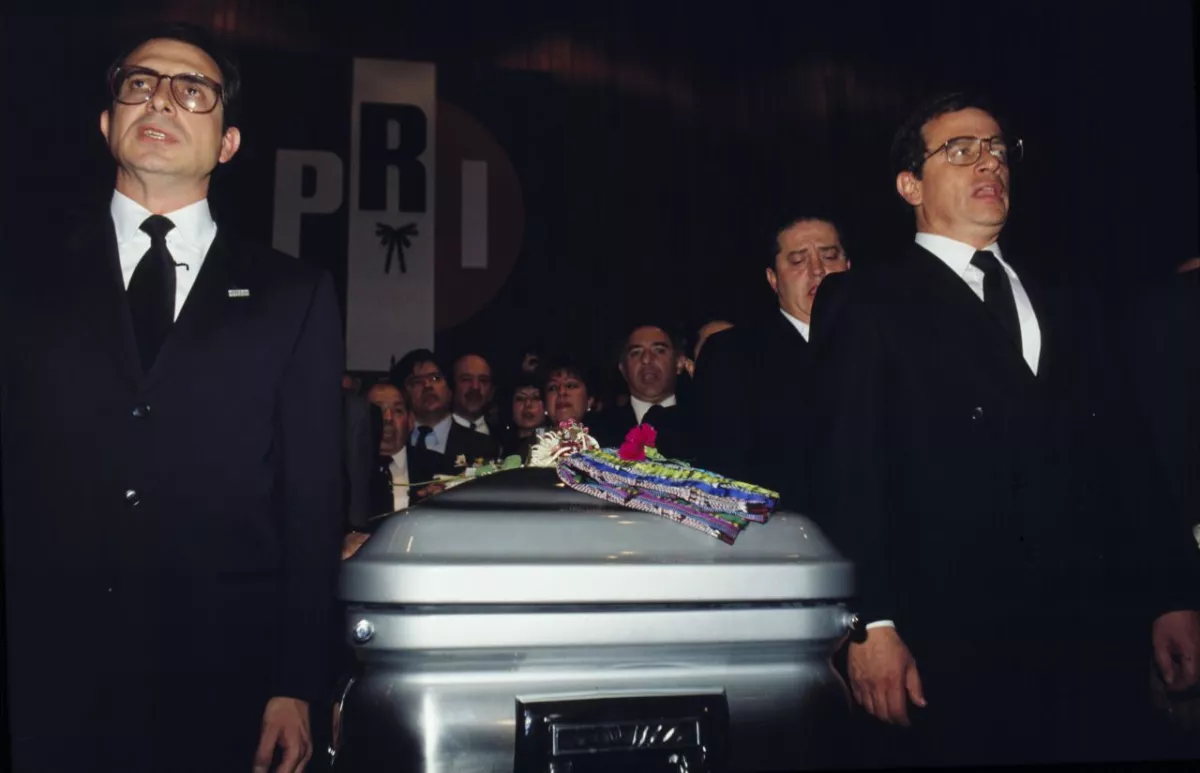 Muerte y funeral de Luis Donaldo Colosio Murrieta en la sede nacional del PRI, 1994