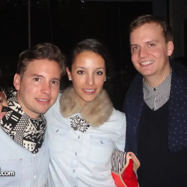 Manuel Castro, Megan Angiano y Fabricio Cárdenas