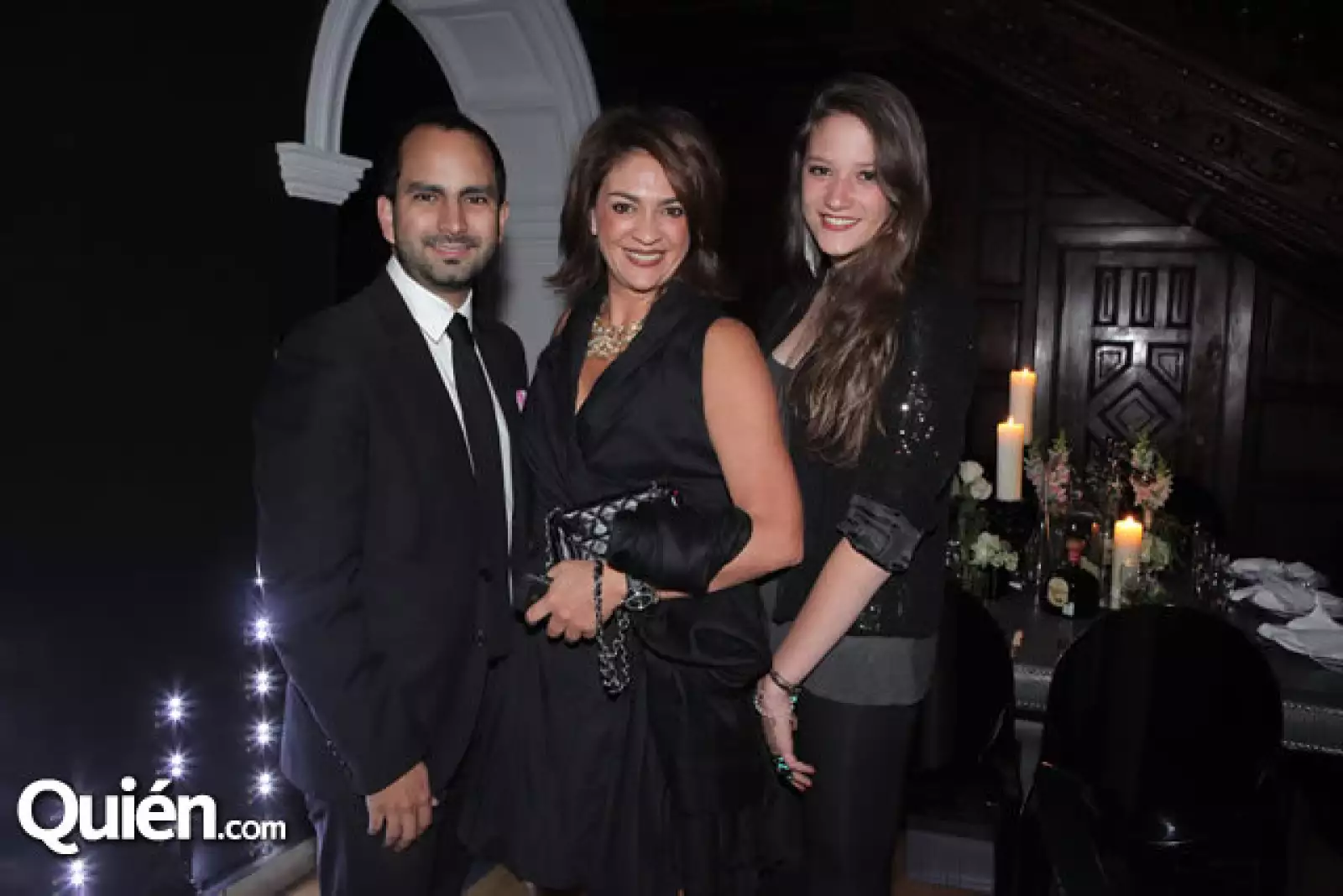 David Maza, Claudia Delgado y Lorenza Ramos