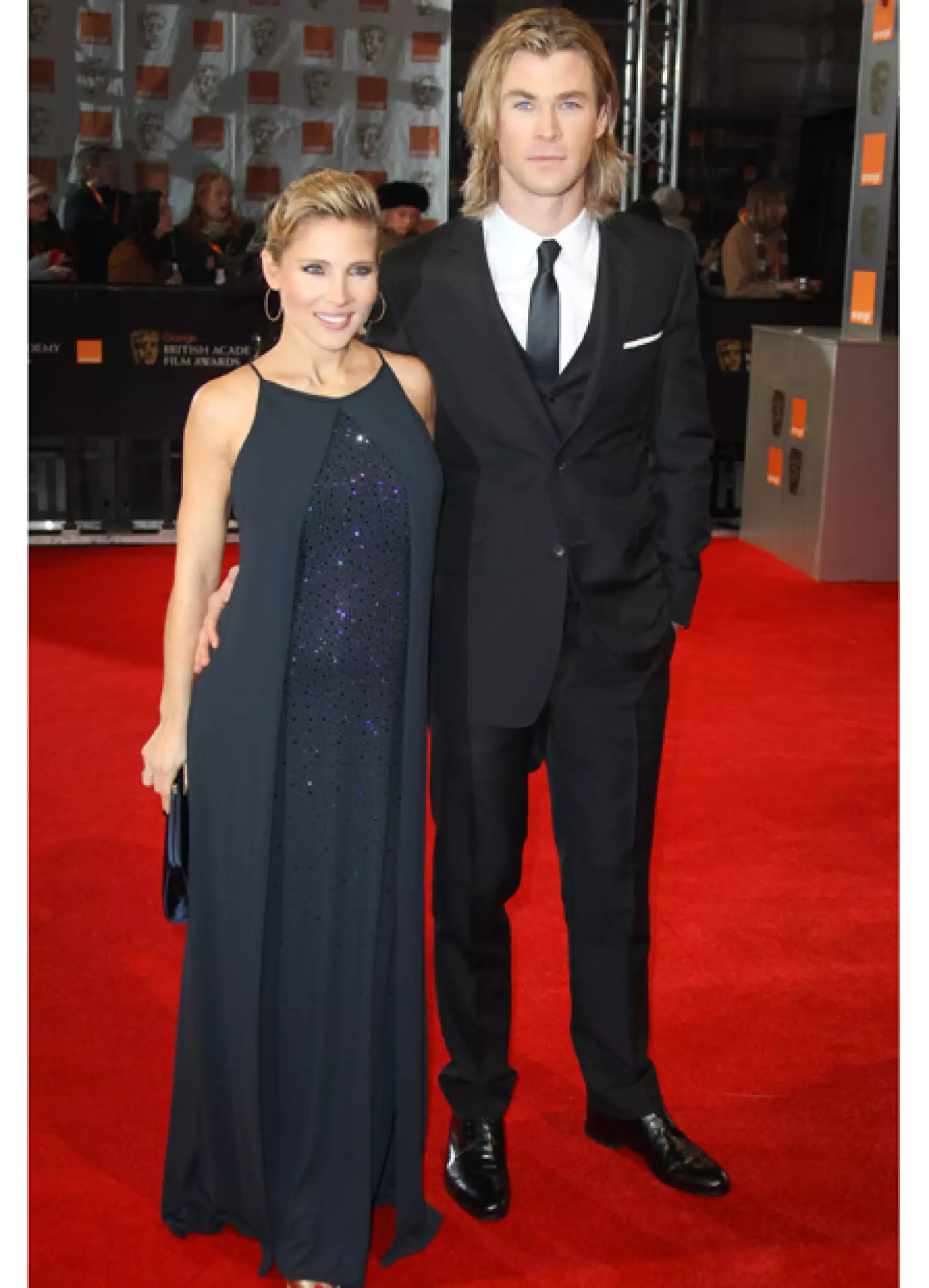 A unos meses de tener a su hijo, la española lució elegante y radiante.