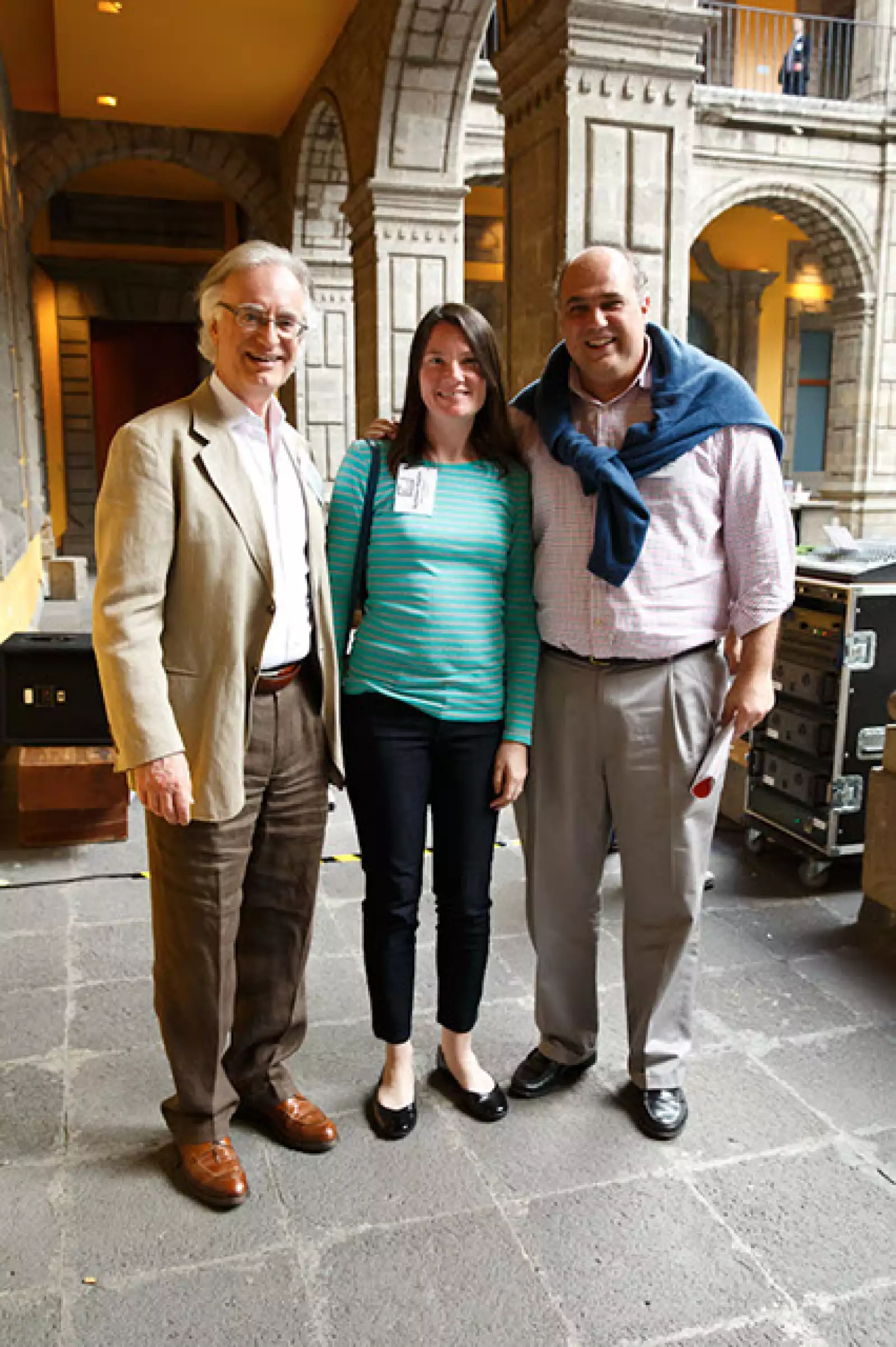 Julian Raby,Kathleen Roglan y Marti Roglan