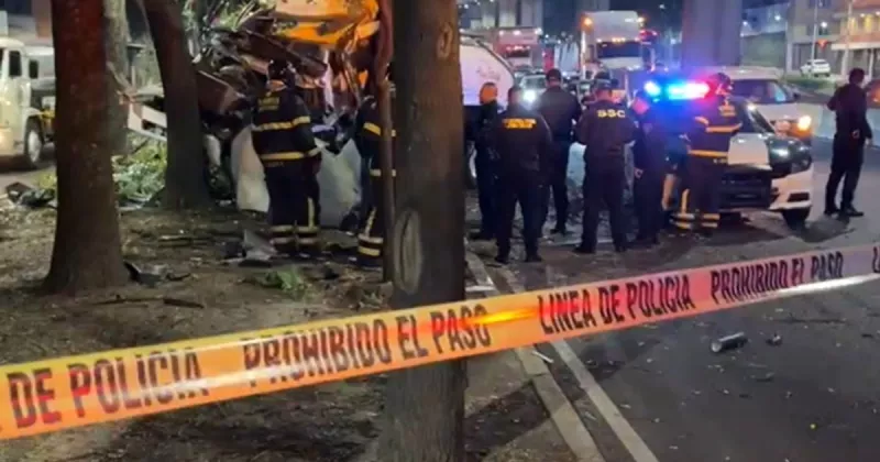 CDMX: accidente en Viaducto Tlalpan deja dos muertos
