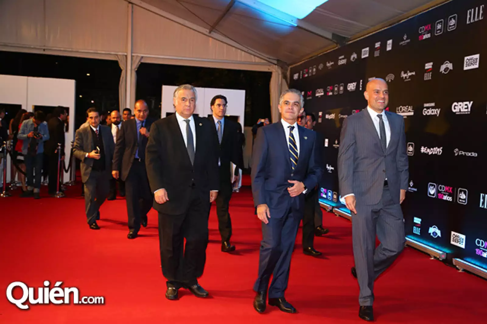 Miguel Torruco,Miguel Angel Mancera y Manuel Rivera