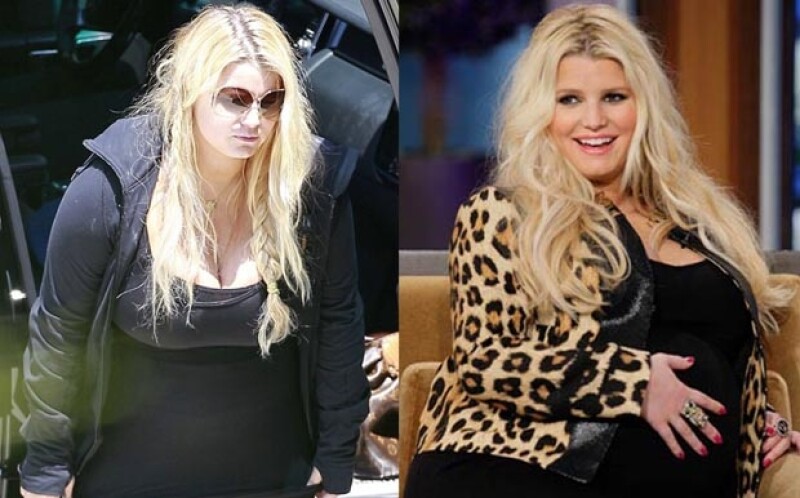 La cantante aumentó más de 30kg, durante su embarazo.