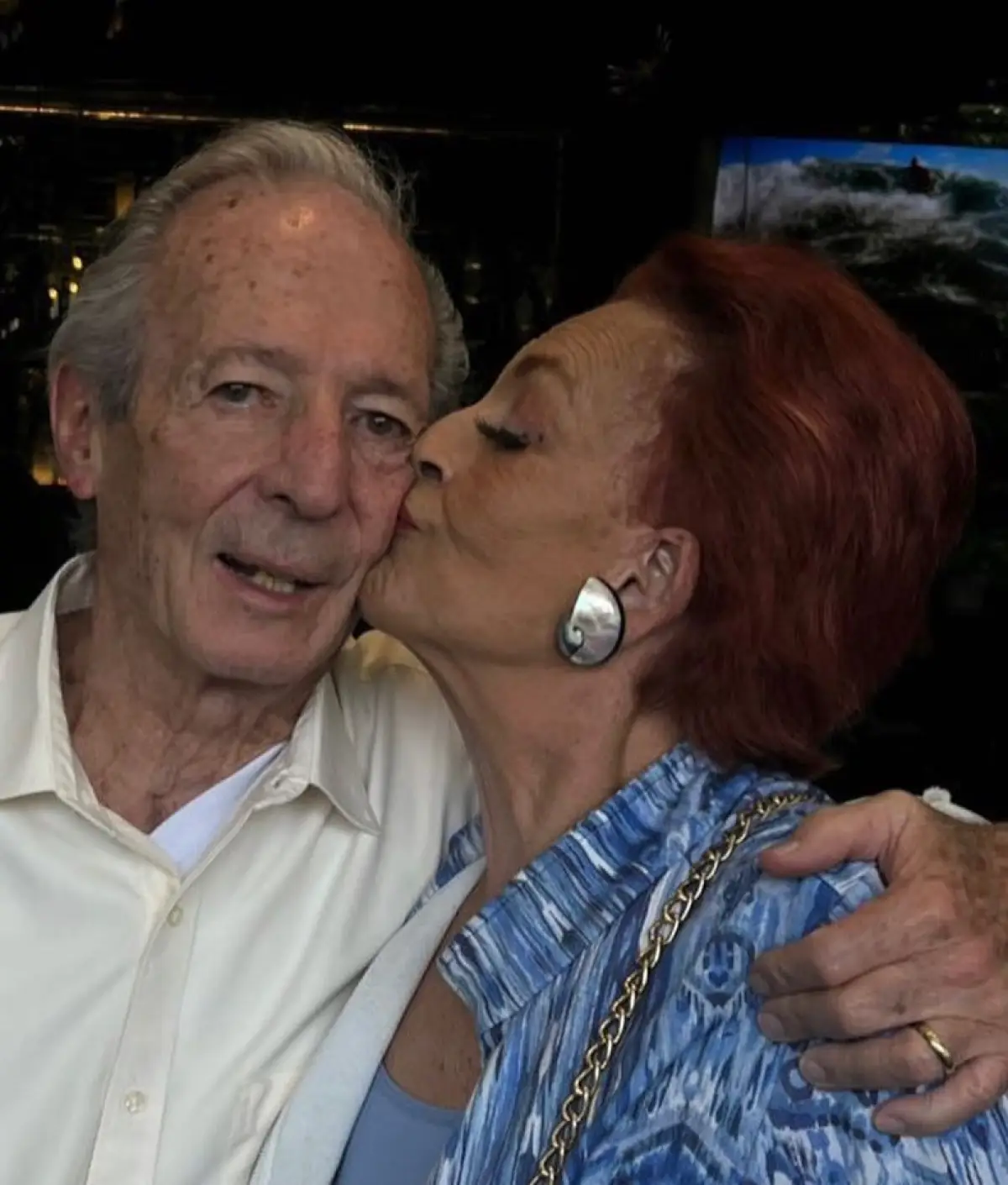Talina Fernández y su novio