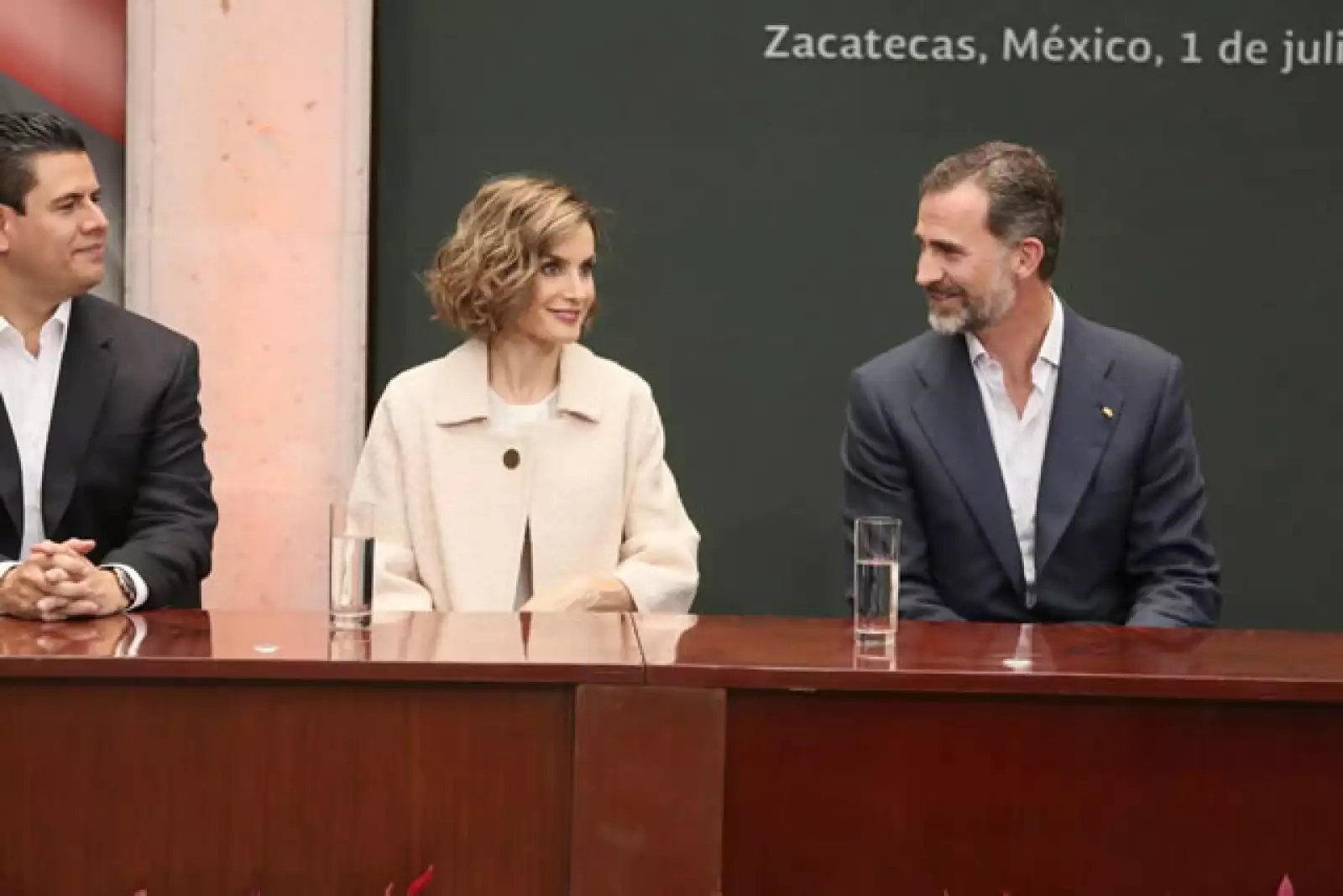 En todo el viaje, Letizia y Felipe se mostraron de muy buen humor.