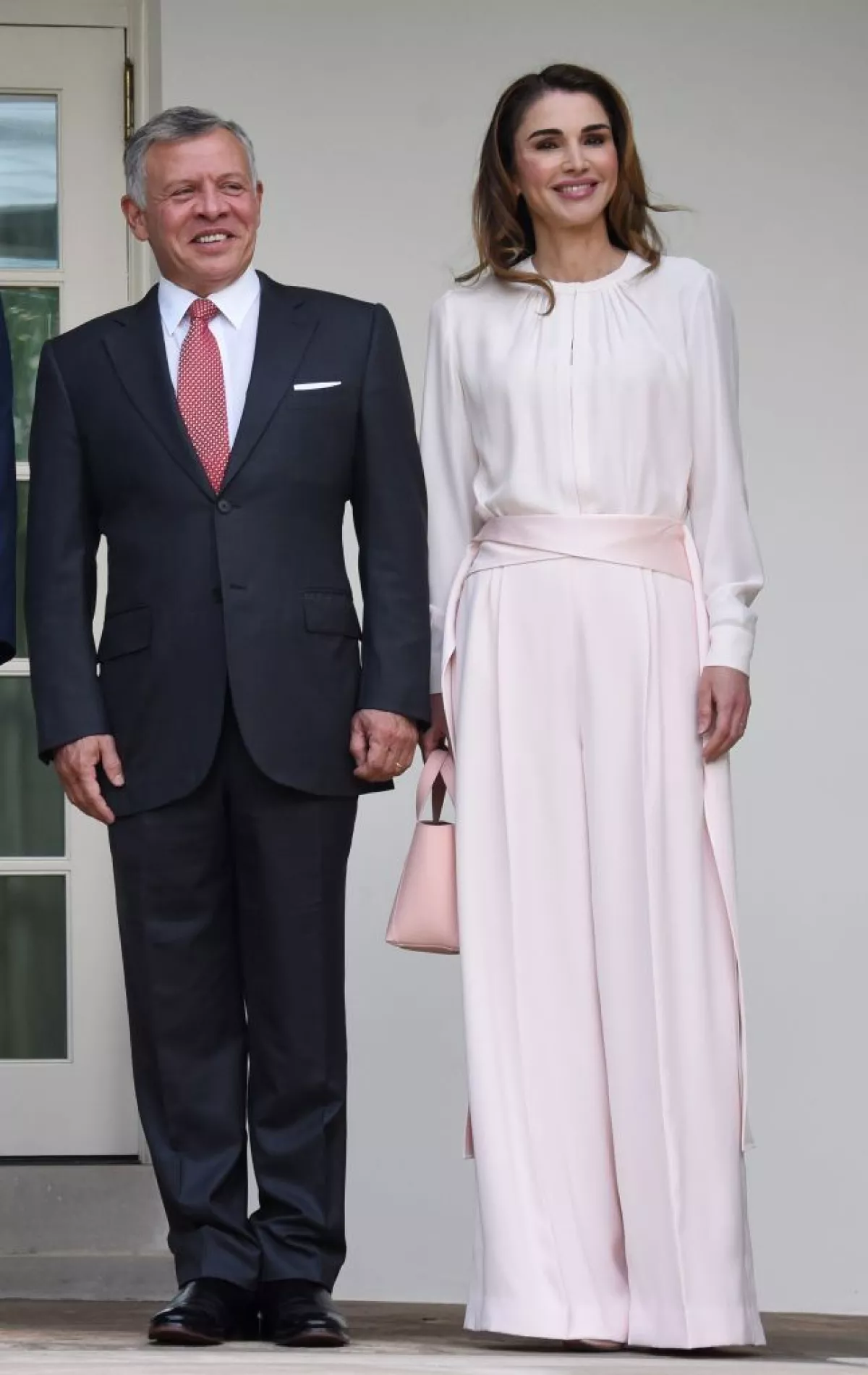 President Trump Welcomes King Abdullah And Queen Rania Of Jordan To White House