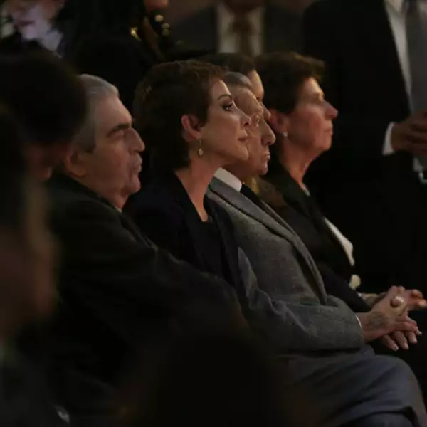 Marta Sahagún en el homenaje a Juan Gabriel.