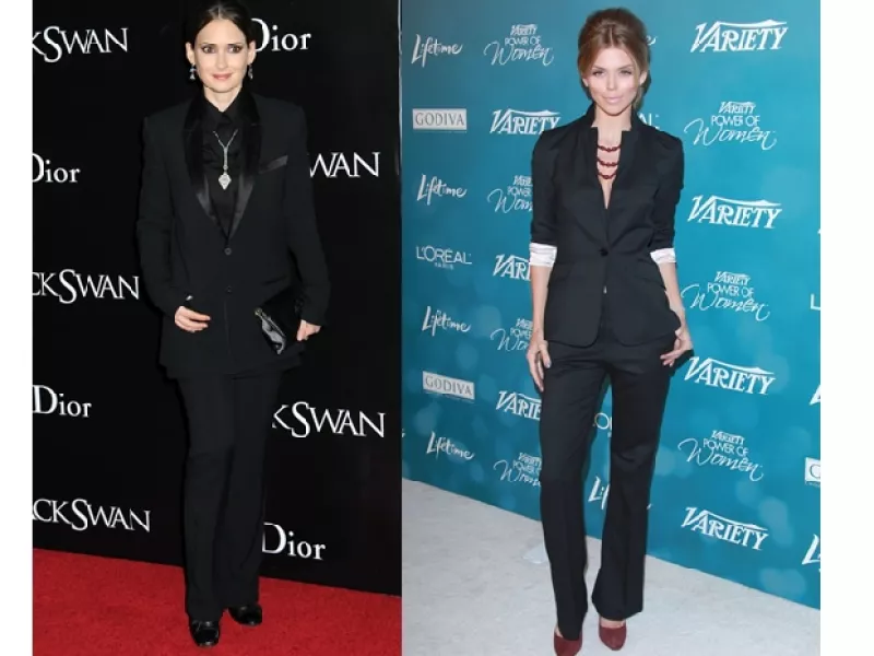 Un `trend´ que hemos visto últimamente en varias famosas es el traje sastre. Look muy masculino, pero al mismo tiempo sexy, femenino y halagador.