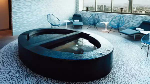 foto del jacuzzi en el spa del hotel sofitel ciudad de mexico reforma