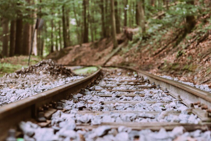 vías de tren