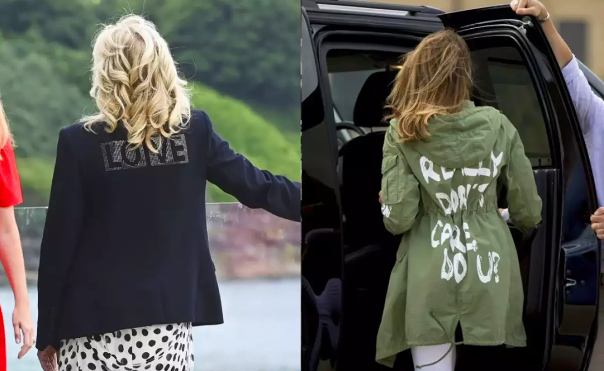 Jill Biden y Melania Trump.