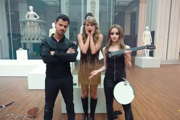 Taylor Swift, Taylor Lautner y su esposa Taylor