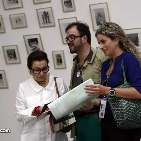 Carmen Gómez, Henrique Faria y Karina Belilty