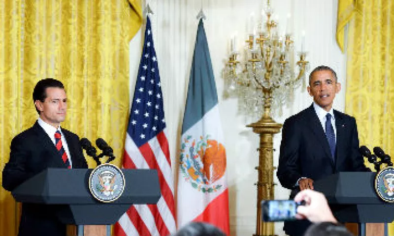 Enrique Pe�a y Obama