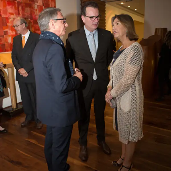 Jaque Babando, Xavier Samson y Marie Thérèse Arango