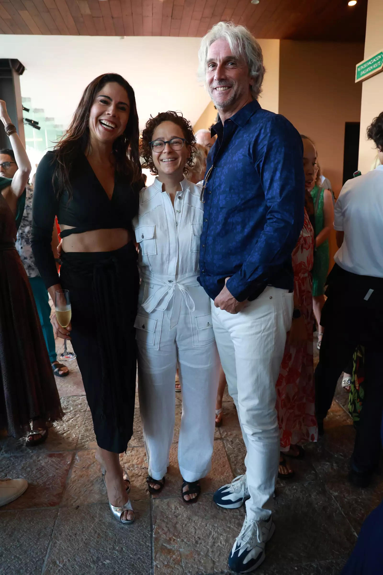 Paola Rojas, Michelle Fridman y Marcelo Imposti