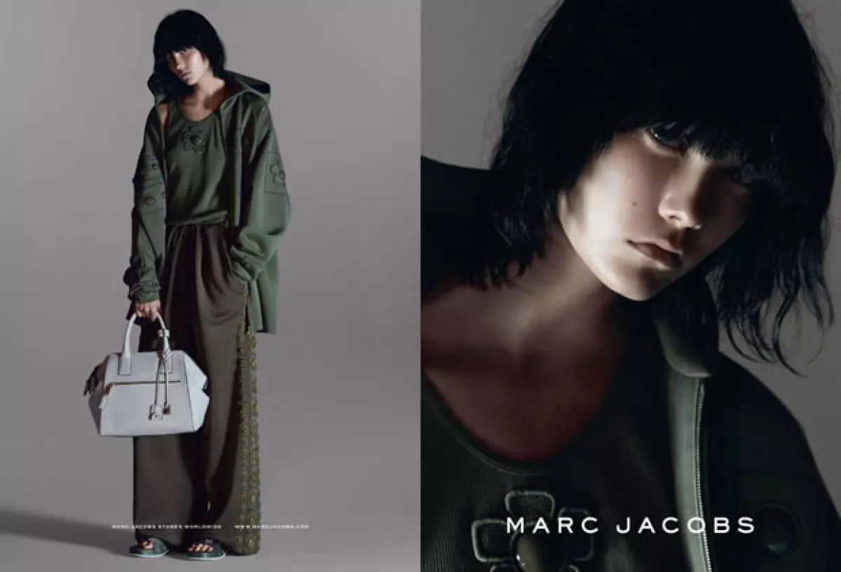 Karlie Kloss se convierte en brunette para Marc Jacobs.