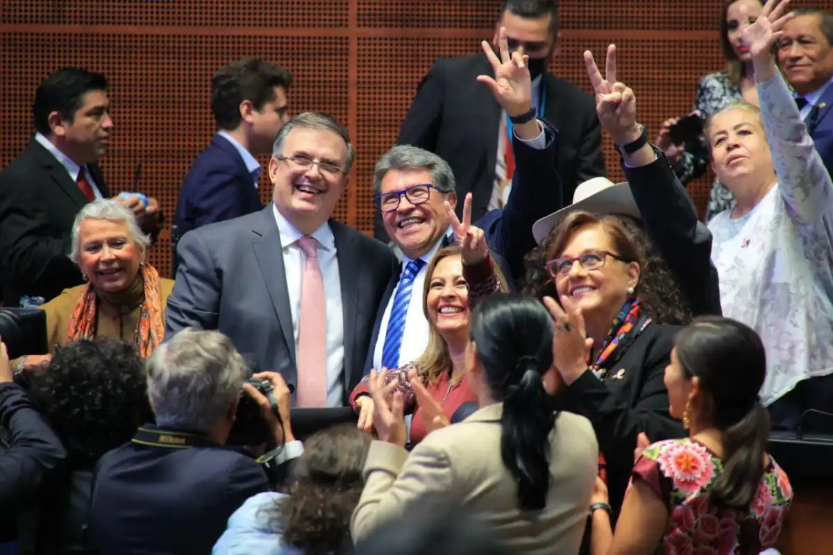 Marcelo Ebrard en comparecencia