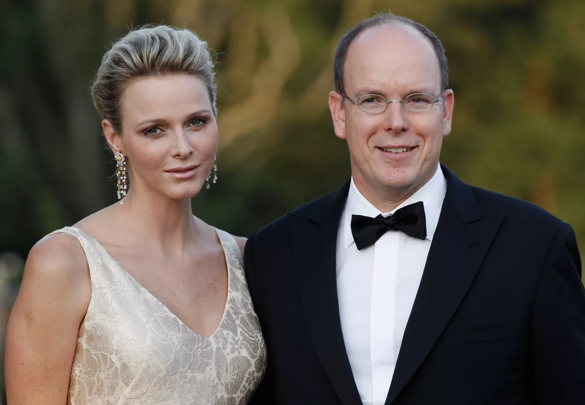 Princesa Charlène y príncipe Alberto