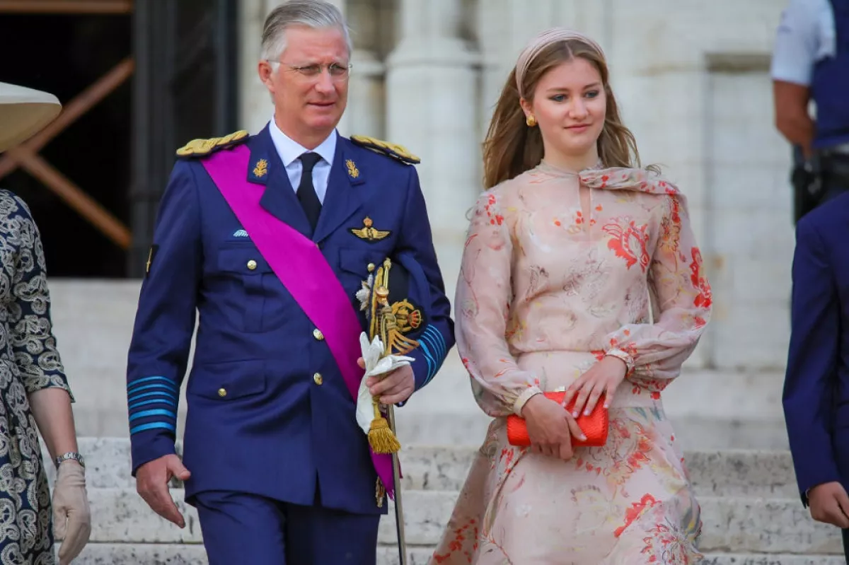 Rey Felipe I de Bélgica y la princesa Elisabeth