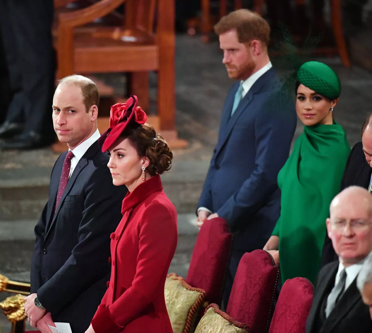 Duques de Cambridge y duques de Sussex