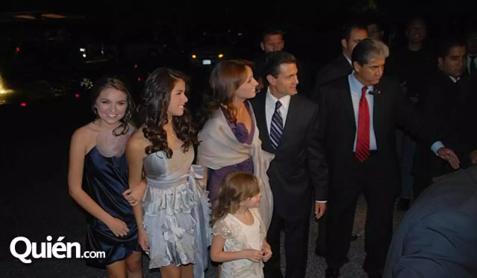 Sofía Castro,Paulina Peña,Regina Castro,Angélica Rivera y Enrique Peña Nieto