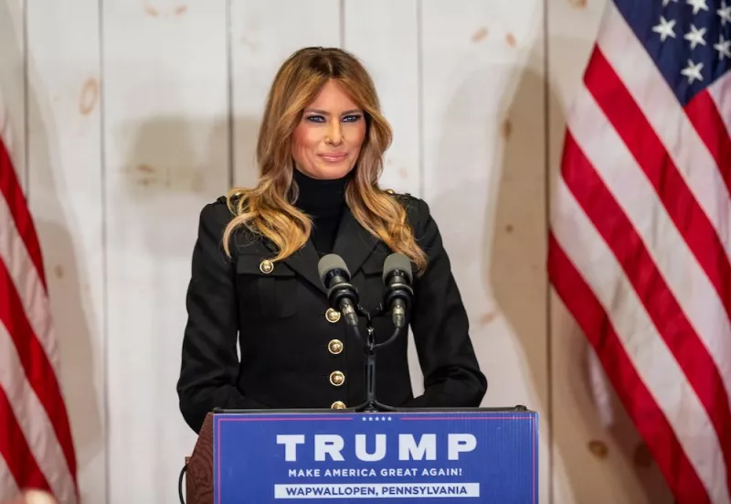 MAGA event with First Lady Melania Trump, Wapwallopen, Pennsylvania, United States - 31 Oct 2020