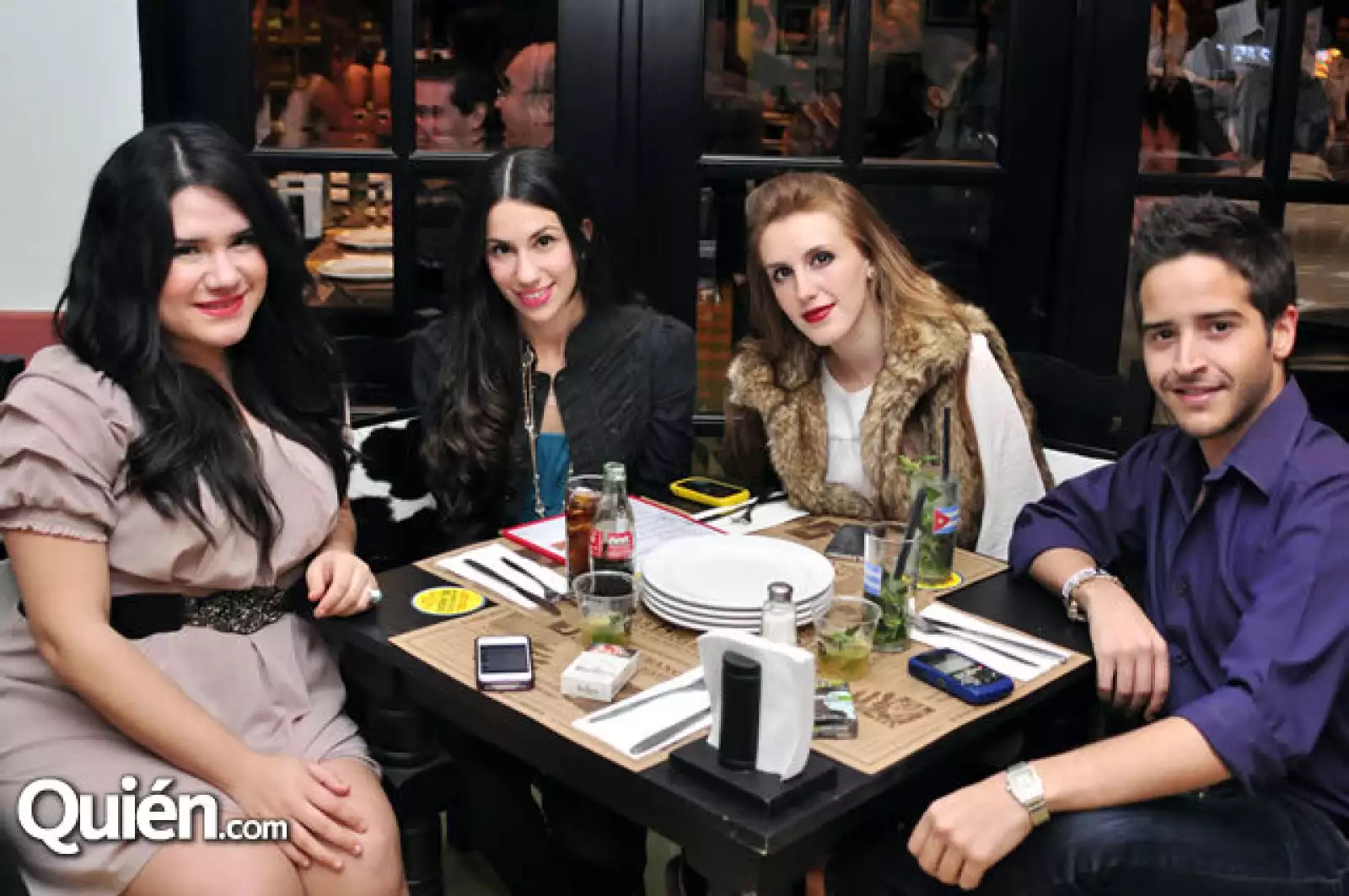 Carolina de los Ángeles,Lia Sánchez,Iliana Torres y Lalo Rodríguez