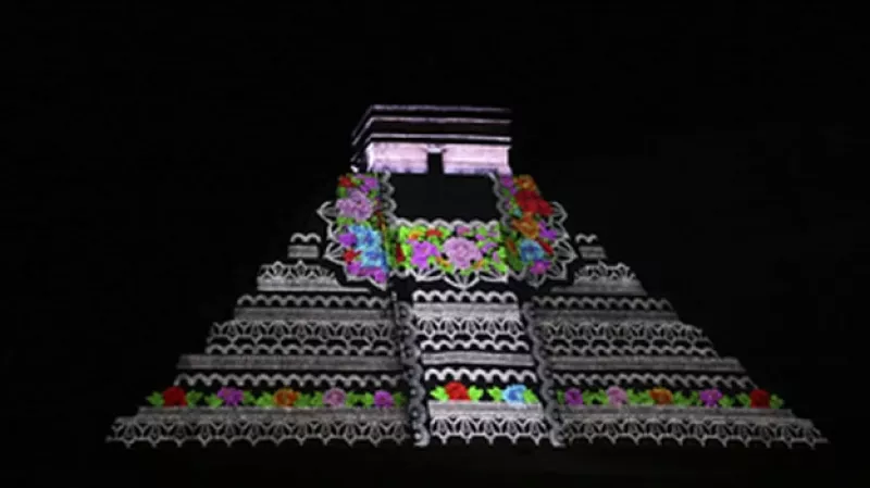 iluminacion, chichen itza