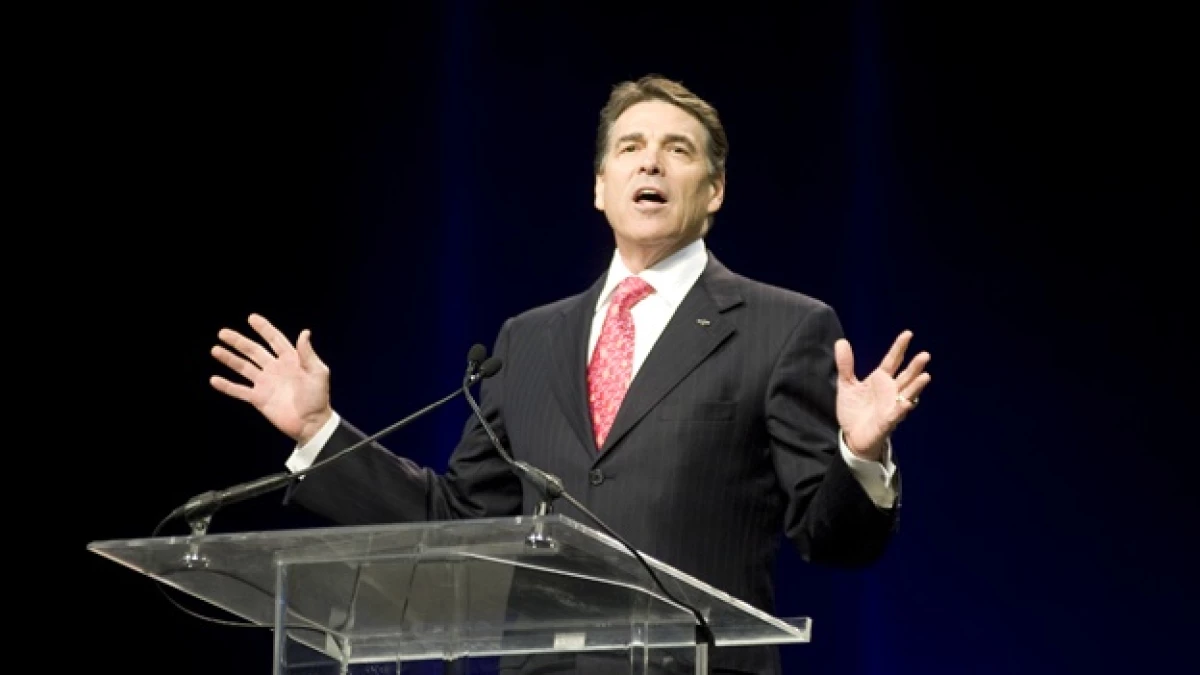 gobernador de texas da un discurso