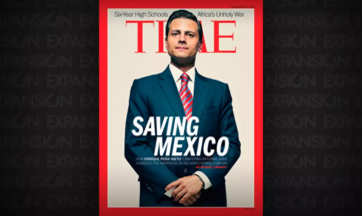 La revista destaca los logros del presidente de México. (Foto: Cortesía Revista Time)