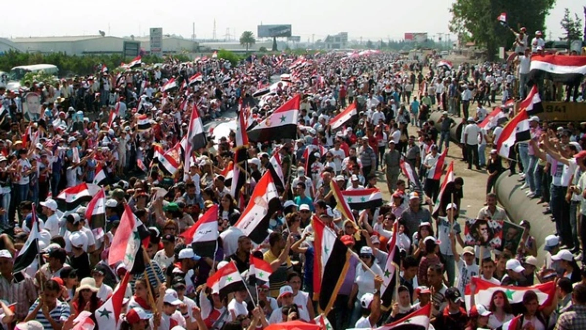protestas en siria