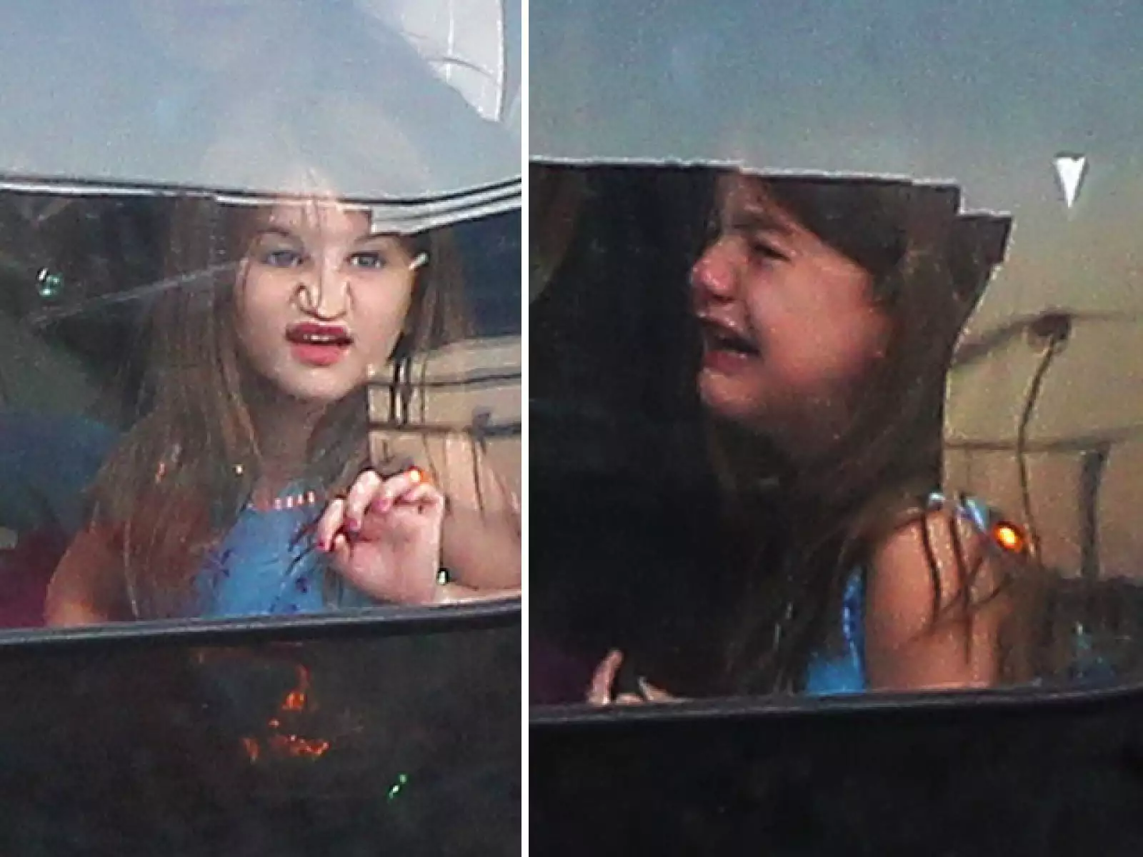 La niña protagonizó otro berrinche al descubrir que su mantita preferida se quedó en casa.