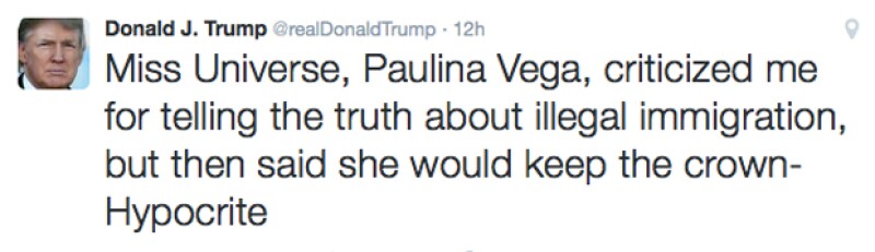 El aspirante a la Presidencia de los Estados Unidos nunca imaginó hasta donde llegarían sus comentarios.