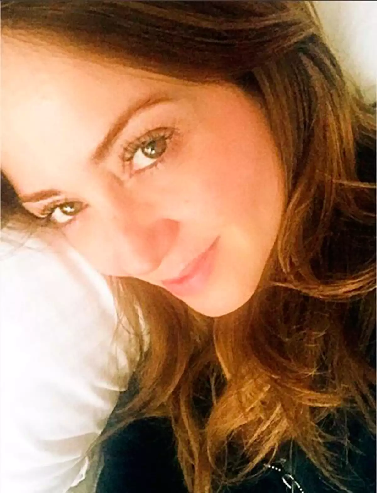 Con esta imagen Andrea anunció que ya estaba recuperándose de la enfermedad.